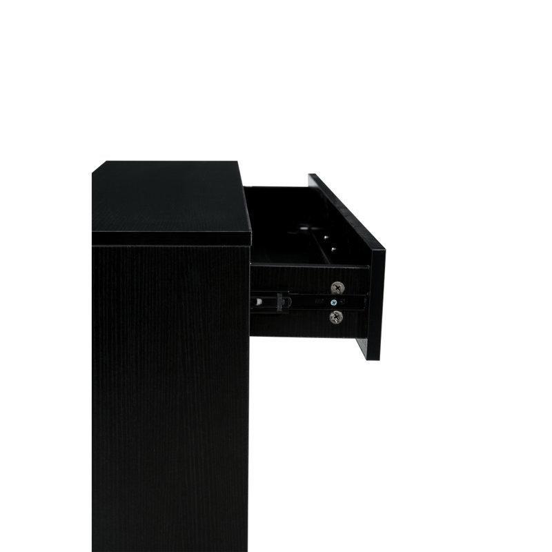 Metal Ayaklı Çekmeceli Masif ve Endüstriyel Ahşap Ayakkabılık - 80 cm - 227651