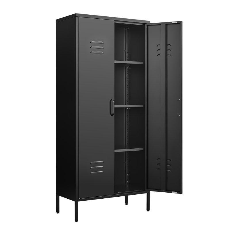 Metal Ayarlanabilir Raflı Havalandırmalı Ayakkabılık Dolabı - 228014