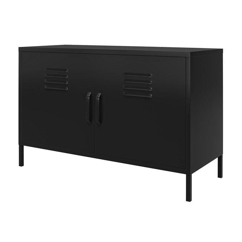 Metal Çift Kapaklı Ayarlanabilir Raflı Ayakkabılık - 100x40 cm - 229593
