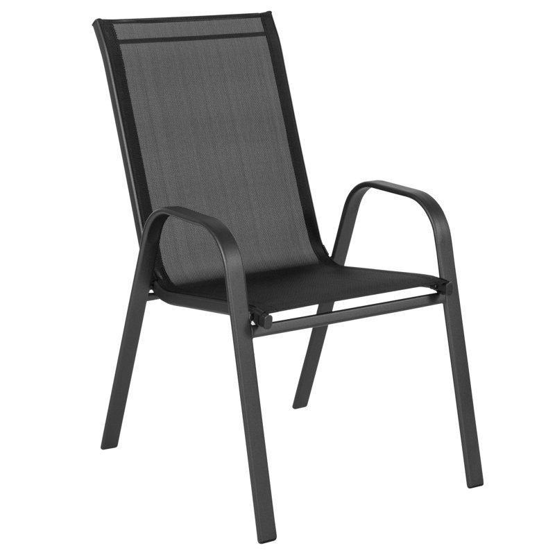 Metal İstiflenebilir Kollu 5li Set Bahçe Sandalyesi - 174814