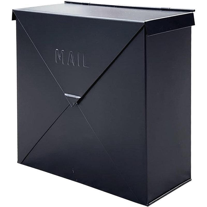 Metal Su Geçirmez Endüstriyel Tasarım Duvara Monte Posta Kutusu - 31x31x13 cm - 165910