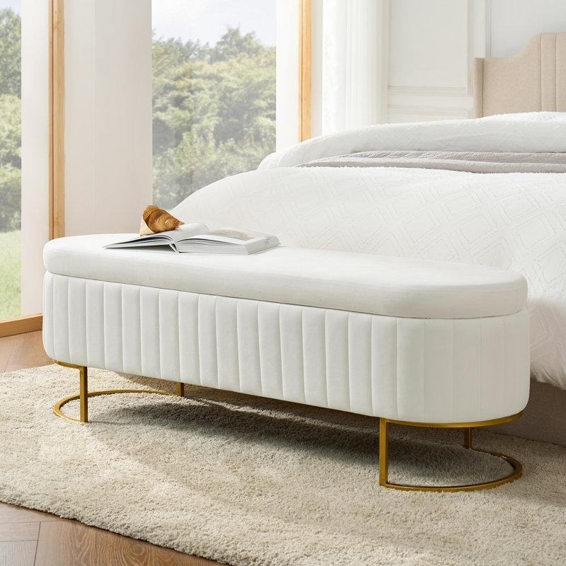 Metal U Ayaklı Sandıklı ve Bölmeli Kanal Dikişli Döşemeli Bench - 141 cm - 164536