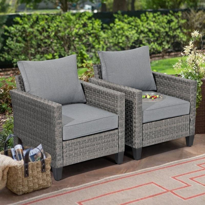 Minderli PE Rattan 2li Bahçe Takımı - 212204
