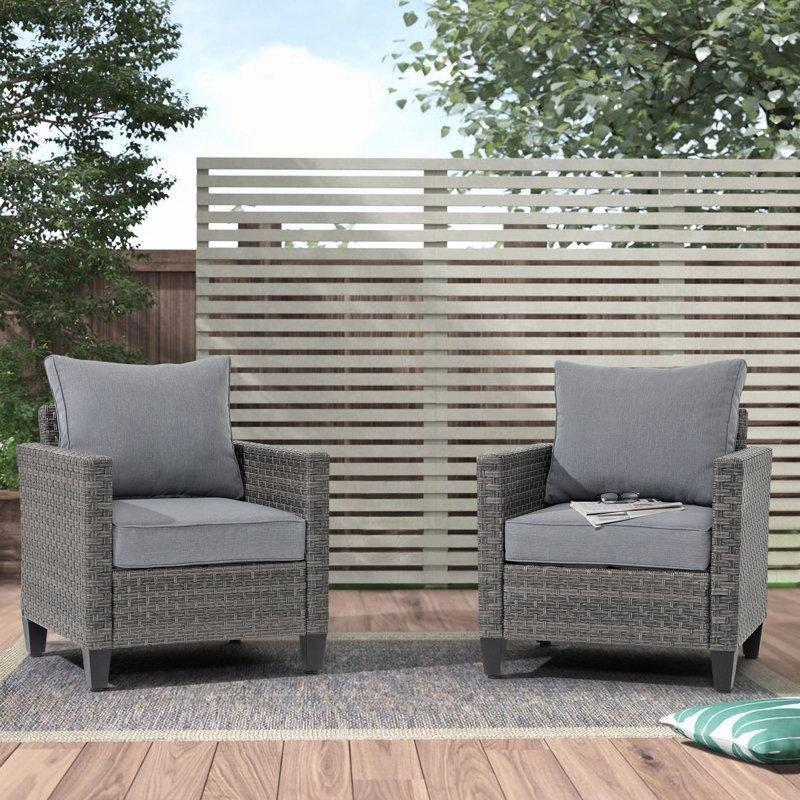 Minderli PE Rattan 2li Bahçe Takımı - 212204