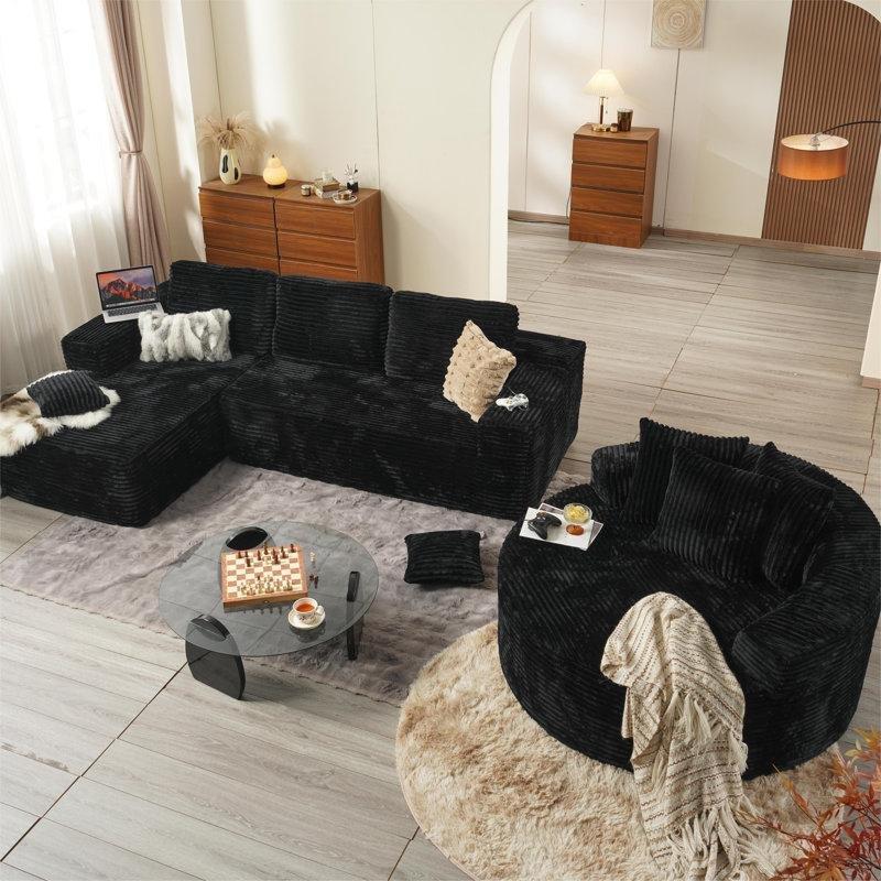 Montaj Gerektirmeyen Modüler Yataklı Koltuk Takımı - 265 cm - 192307