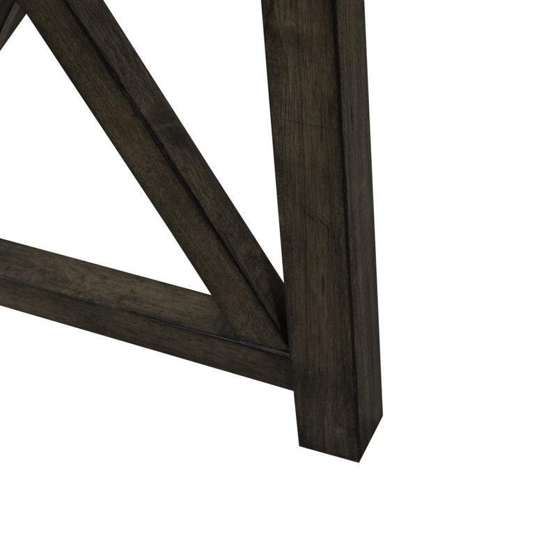 Orta Kahverengi Masif ve MDF Ahşap Dahili Şarj İstasyonlu Koltuk Arkası Dresuar - 168 cm - 218473