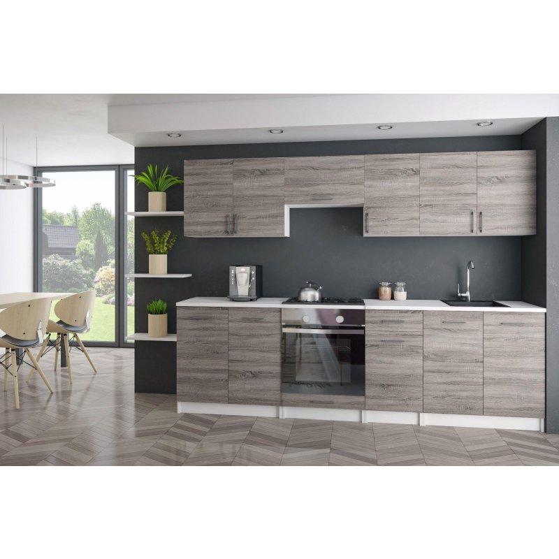 Parlak Kapaklı Laminat Modüler Hazır Mutfak Seti - 240 cm - 185510