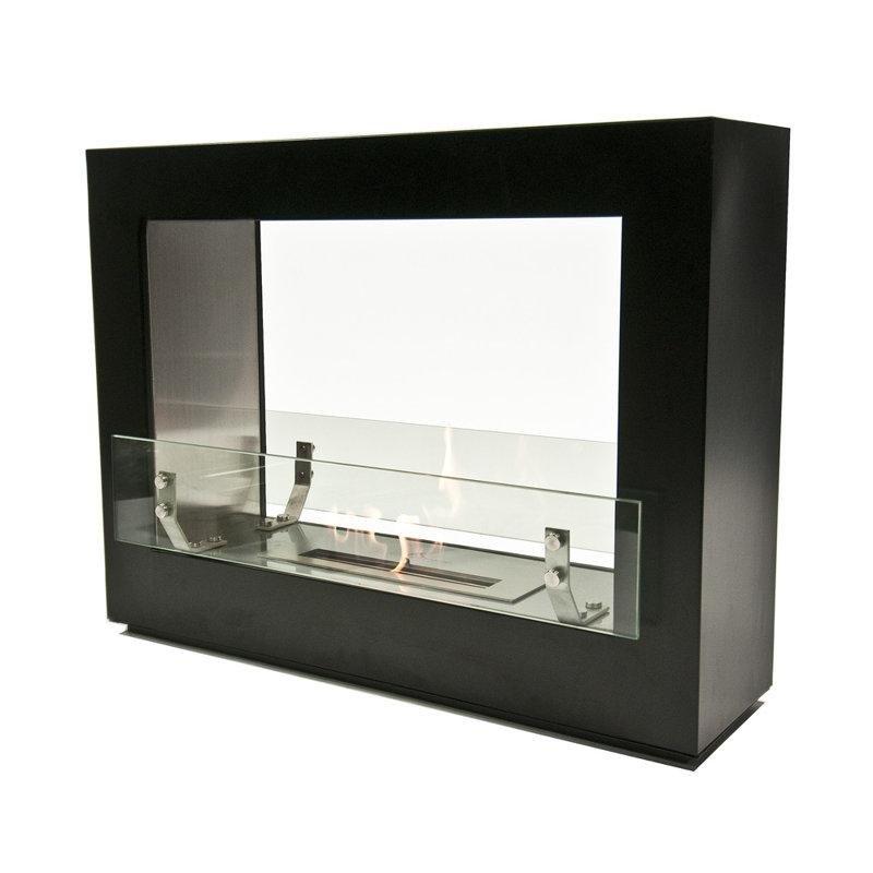 Paslanmaz Çelik Toz Boyalı Solo Tip Bacasız Bioethanol Şömine - 92 cm - 188003