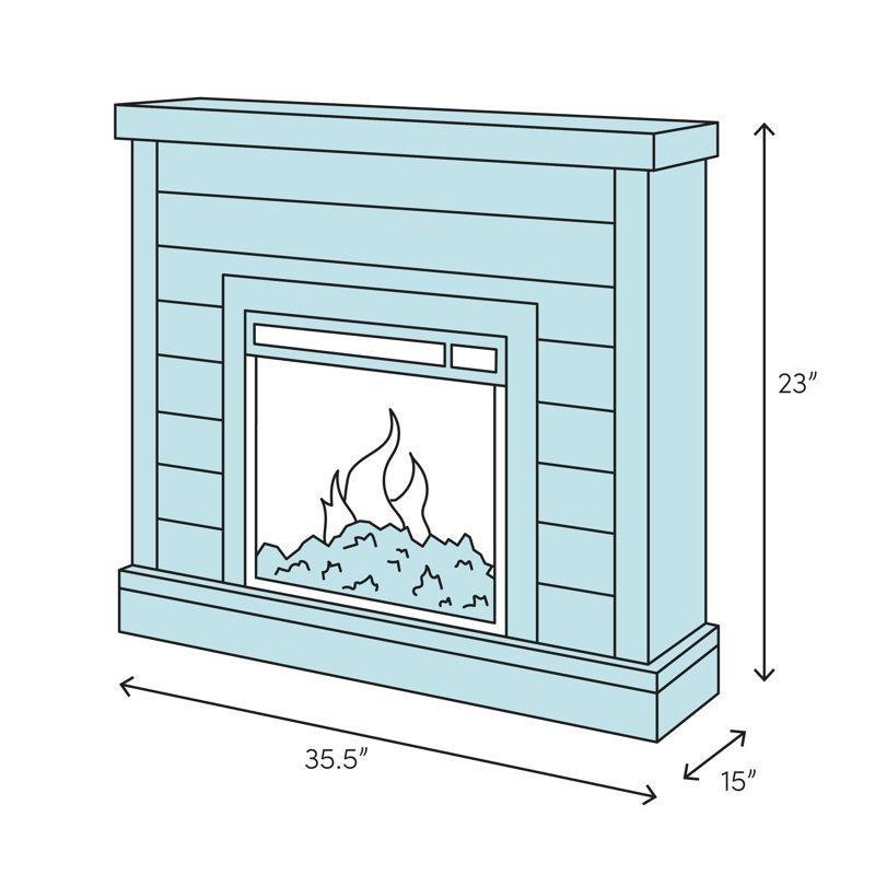 Paslanmaz Çelik ve Cam Solo Bioethanol Şömine - 91x59x39 cm - 188951
