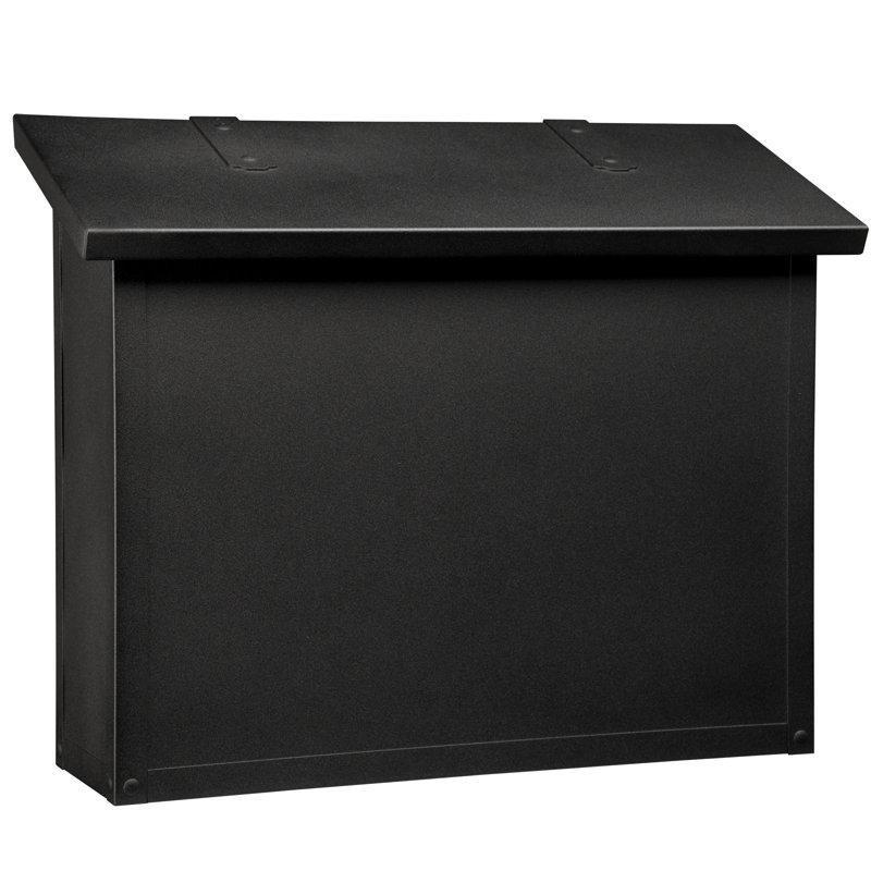 Patineli Pirinç Duvara Monte Yatay Posta Kutusu - 42x34x15 cm - 165892