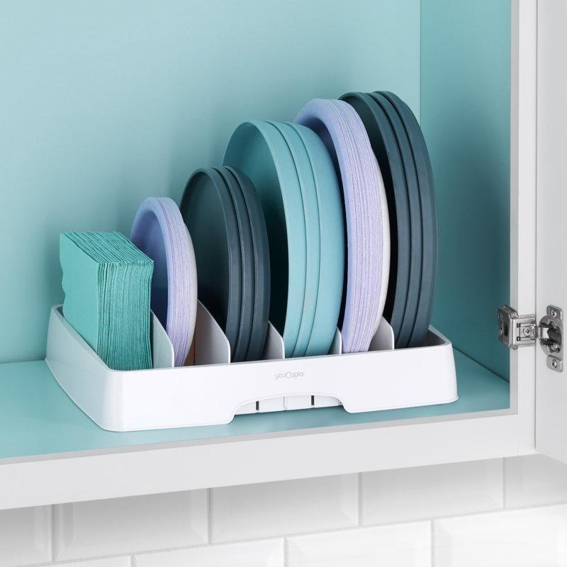 Plastik Ayarlanabilir Kapak Düzenleyici Dolap İçi Raf - 34x27 cm - 183855