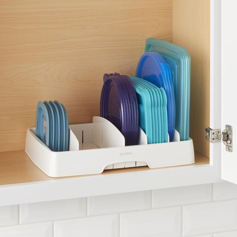 Plastik Ayarlanabilir Kapak Düzenleyici Dolap İçi Raf - 34x27 cm - 183855