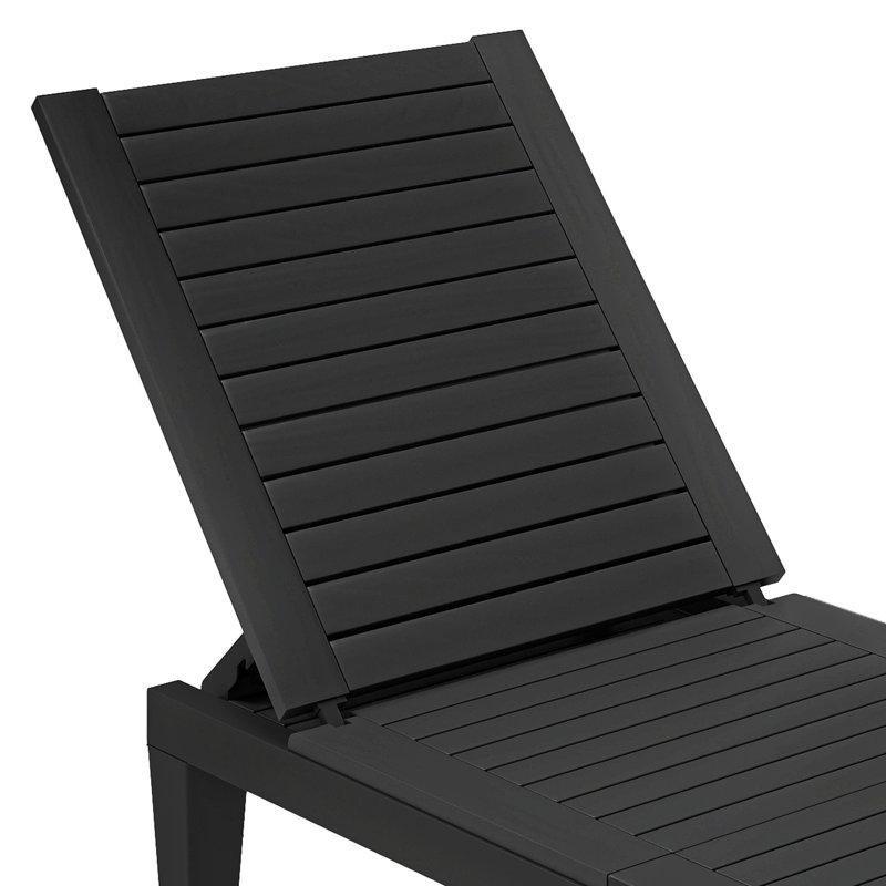 Plastik Ayarlanabilir Sırtlı 4lü Set Şezlong - 171745