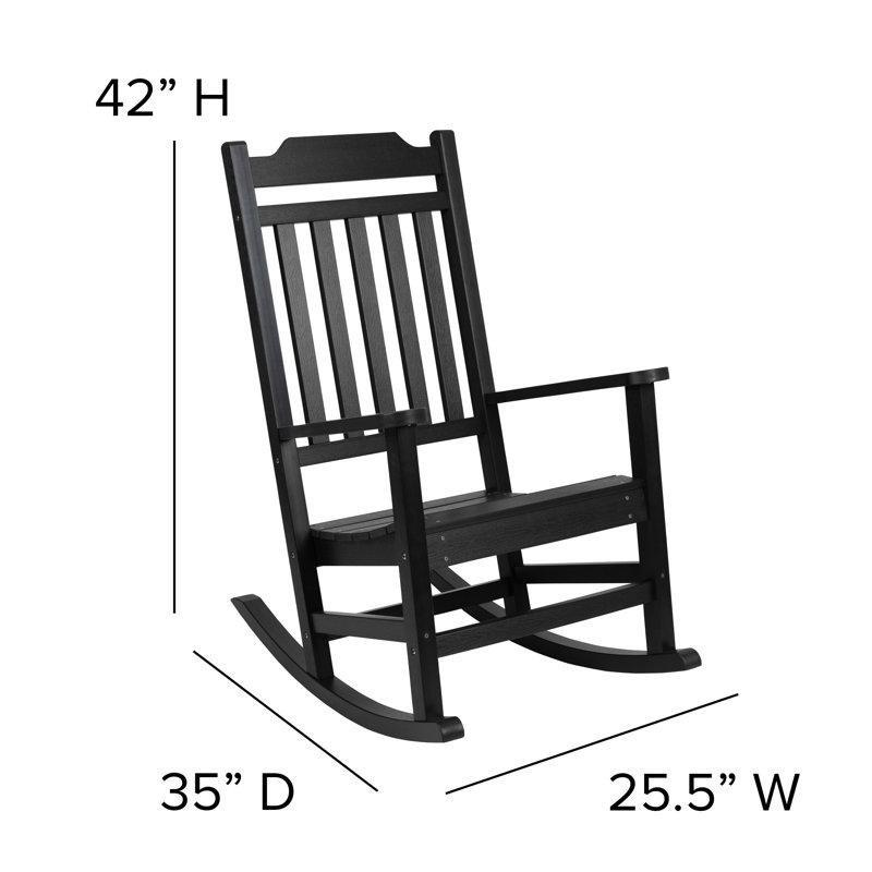 Poli Reçine Her Hava Koşuluna Uygun Dış Mekan Sallanan Sandalye - 66x89x107 cm - 219525