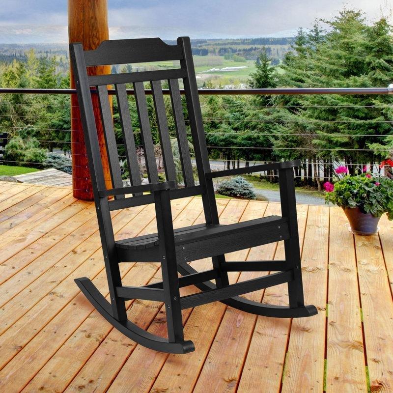 Poli Reçine Her Hava Koşuluna Uygun Dış Mekan Sallanan Sandalye - 66x89x107 cm - 219525
