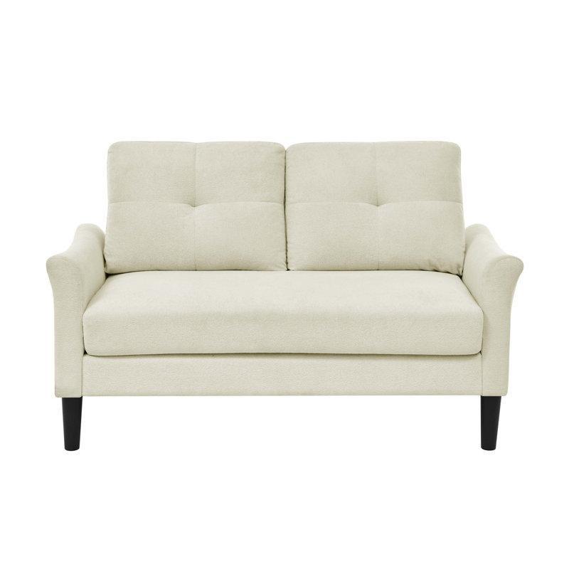 Polyester Ahşap Kapitone İkili Koltuk - 144 cm - 207984