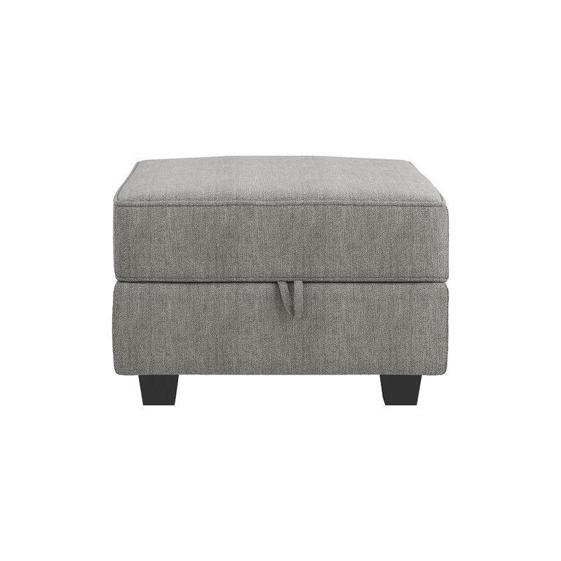 Polyester Kumaş Sandıklı Modüler Kare Puf - 66x66 cm - 165046