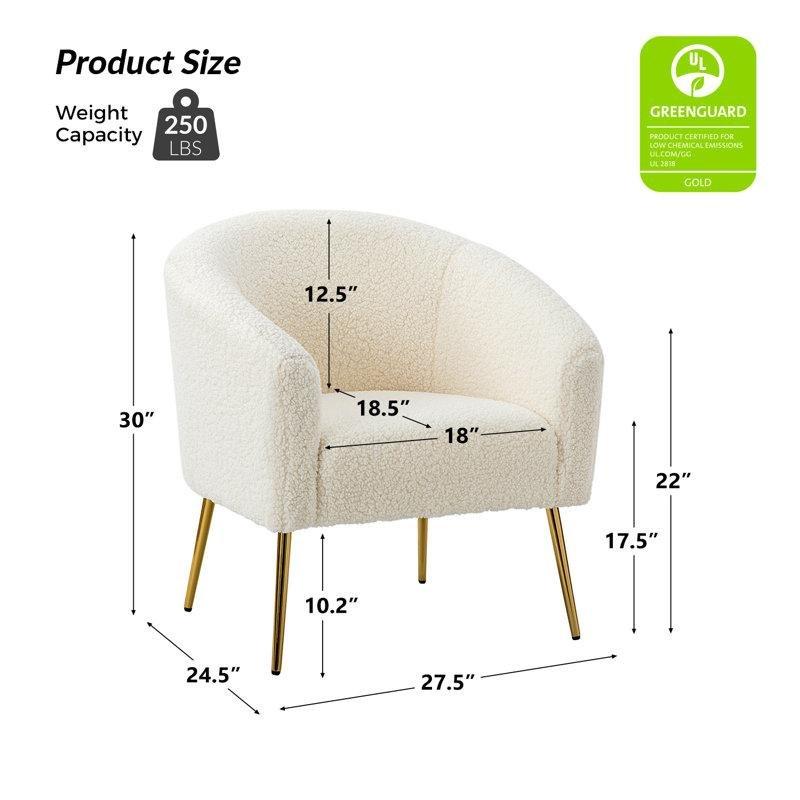 Polyester Metal Ayaklı 2li Set Modern Tekli Koltuk - 70 cm - 203910