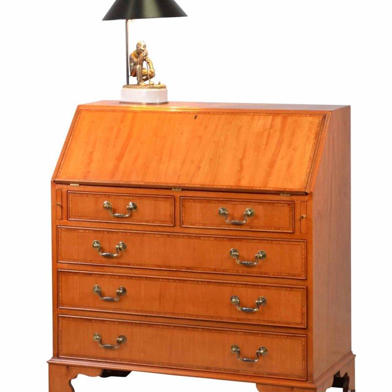 Porsuk Ağacı Sekreter Vintage Çalışma Masası - Emily - 234921