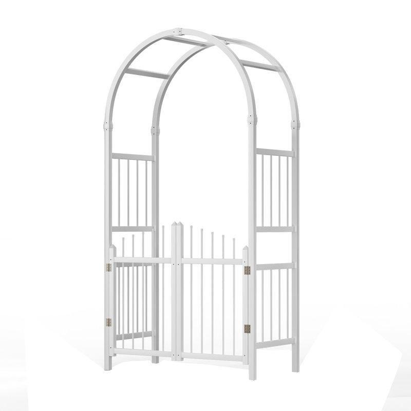 PVC Kapılı Bahçe Kemeri - 219x101x55 cm - 178657
