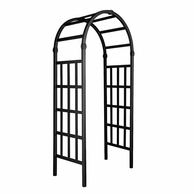 PVC Kavisli Ayaklı Bahçe Kemeri - 219x101x56 cm - 178843