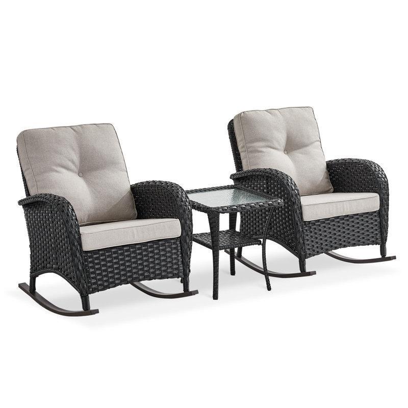Rattan Sallanır Minderli 2 Kişilik Bahçe Takımı - 209914