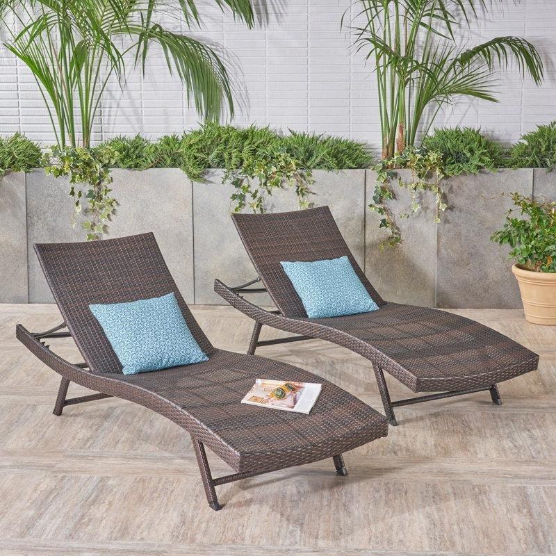 Reçine Hasır Ayarlanabilir 2li Şezlong Seti - 171072