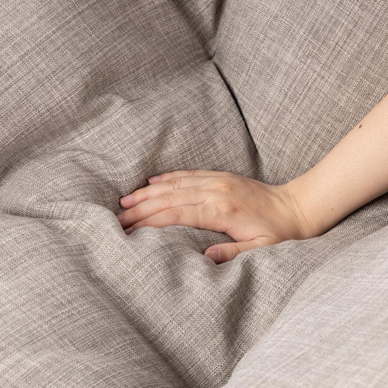 Reçine Hasır ve Metal 360 Derece Döner Kalın Minderli Papasan Tekli Koltuk - 95 cm - 204943