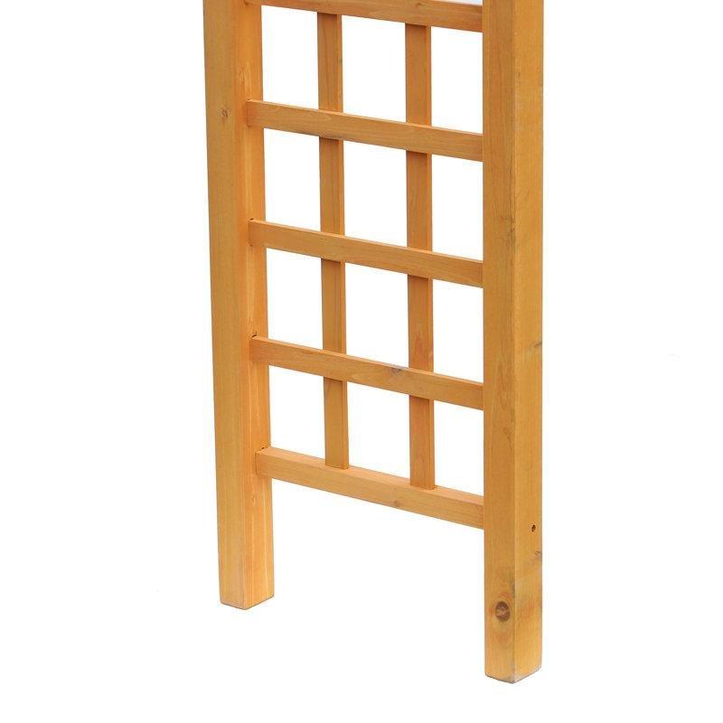 Sarı Masif Köknar Ağacı Pergola Tipi Sarmaşık Destekli Bahçe Kemeri - 161 cm - 178809