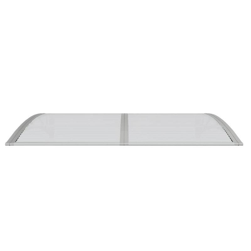 Şeffaf Polikarbon Kavisli Kapı Üstü Sundurma - 153x102 cm - 165823