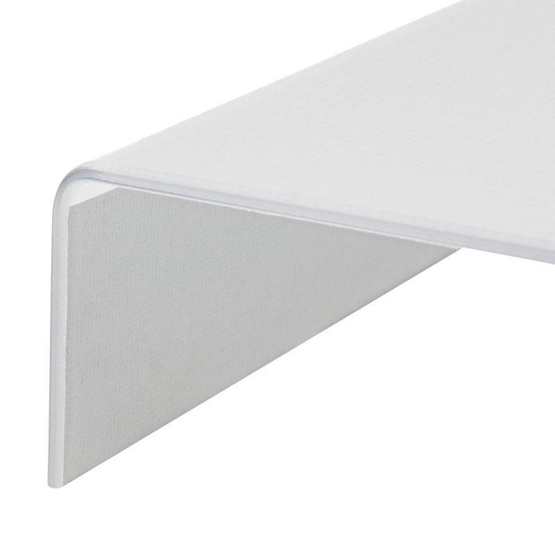 Şeffaf Polikarbonat Eğimli Plastik İskeletli Kapı Üstü Sundurma - 120x51 cm - 165955