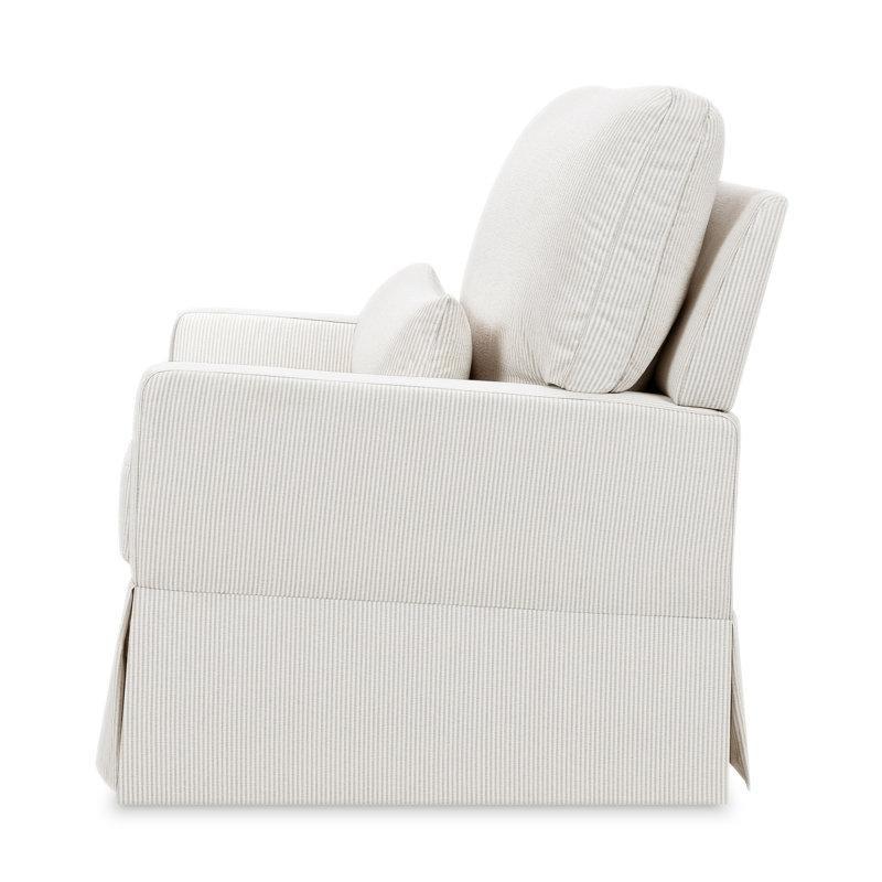 Sis Grisi Polyester Kumaş Döner Sallanan Geniş Oturumlu Emzirme Koltuğu - 100x89 cm - 182074