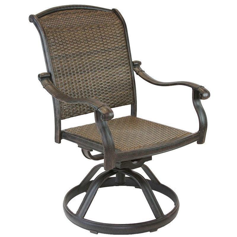 Siyah Alüminyum 6 Kişilik Oval Şemsiye Delikli Bahçe Masa Takımı - 221x107 cm - 215340