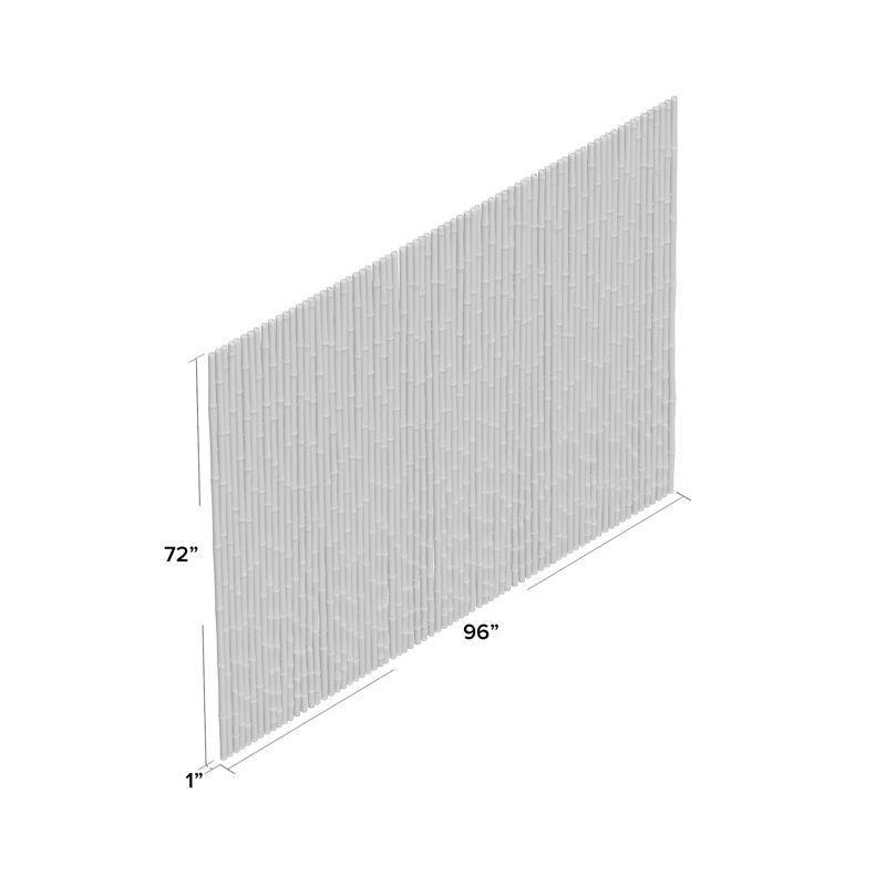 Siyah Bambu Rulo Dekoratif Mahremiyet Balkon Çiti - 183x244 cm - 174513