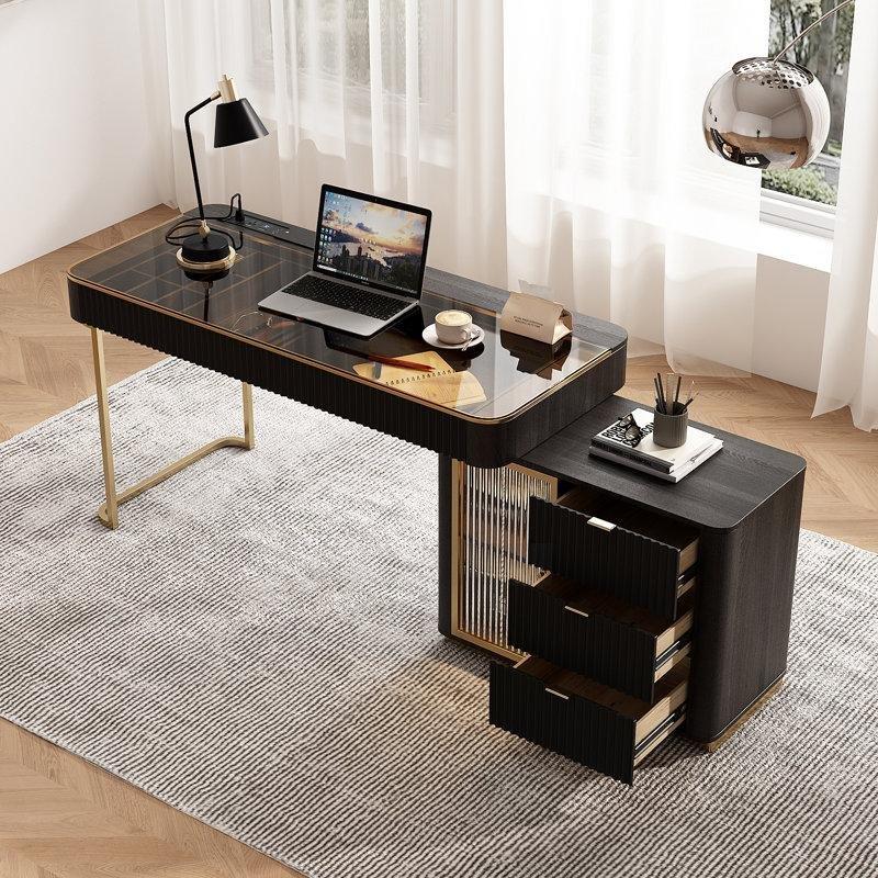 JAMAL ZEIN Lüks Mermer ve Ahşap Dokulu TV Ünitesi Tasarımı