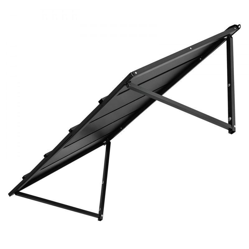 Siyah Çelik Eğimli Tasarım Toz Boyalı Kapı Üstü Sundurma - 144x62 cm - 165988