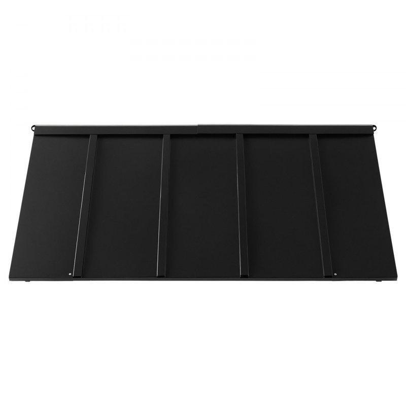 Siyah Çelik Eğimli Tasarım Toz Boyalı Kapı Üstü Sundurma - 144x62 cm - 165988