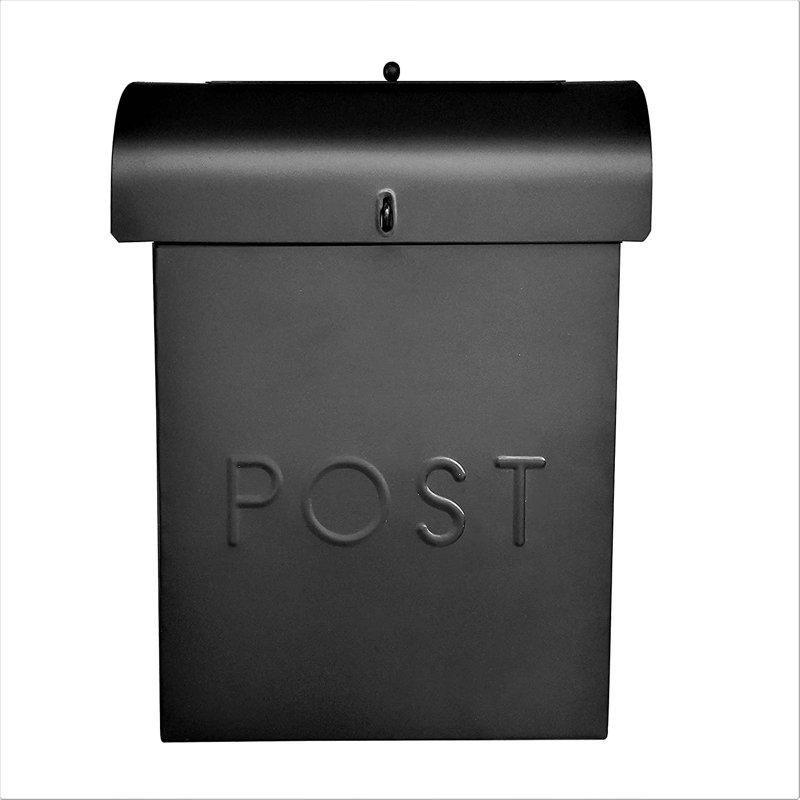 Siyah Metal Kilitli Duvara Monte Posta Kutusu - 36x27x12 cm - 165763
