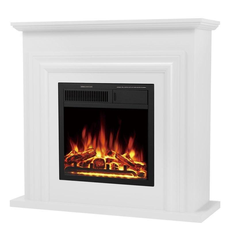 Siyah Metal Uzaktan Kumandalı Isıtıcılı Elektrikli Şömine - 92 cm - 184169