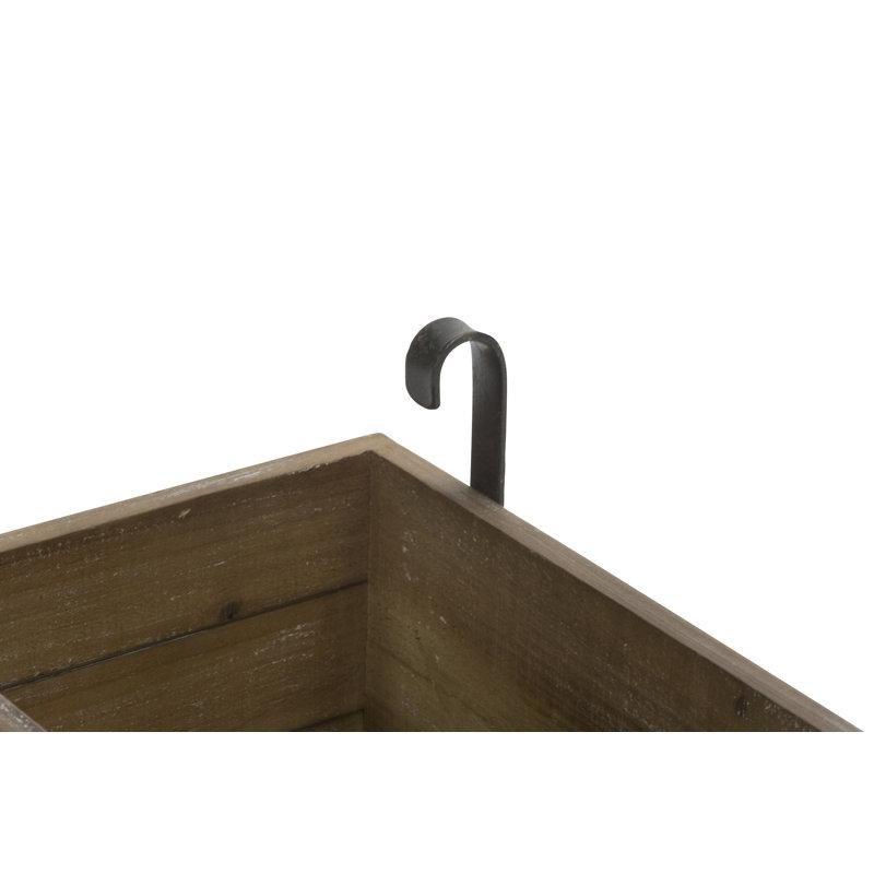Siyah Metal ve Masif Ladin Ağacı 3 Katlı Çıkarılabilir Kasa Sebzelik - 91x41x33 cm - 177639