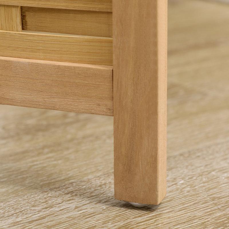 Siyah Pavlonya Ahşap ve Bambu El Örgüsü Katlanır 4 Panelli Paravan - 171 cm - 184853