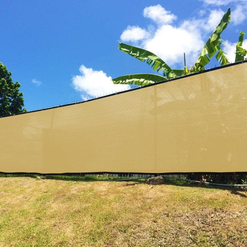 Siyah Polietilen UV Korumalı Pirinç Kuşgözlü Balkon Çiti - 183x1524 cm - 174564