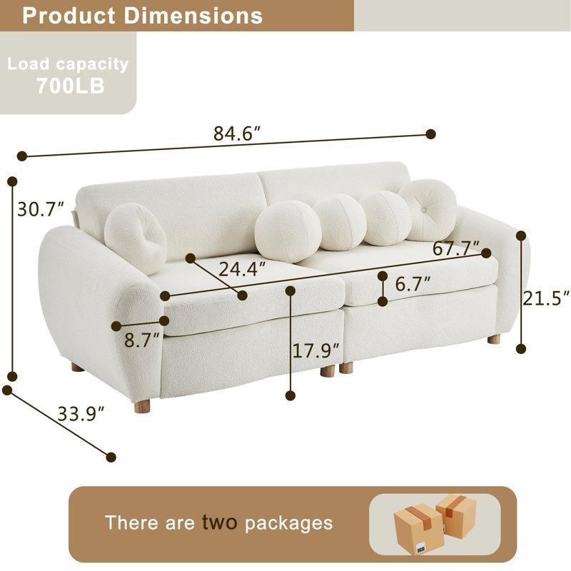 Şönil Kumaş Ergonomik İkili Koltuk - 215 cm - 207177