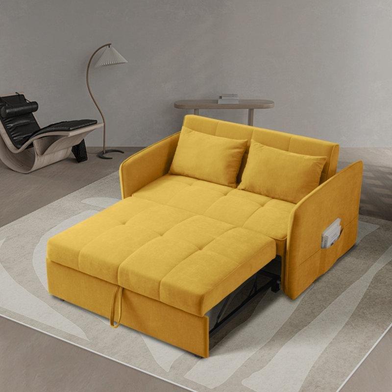 Şönil Kumaş Yataklı Kapitoneli İkili Koltuk - 136 cm - 205566