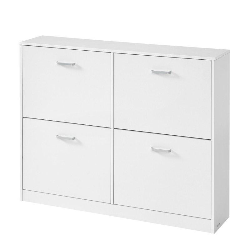 Sunta 4 Düşer Kapaklı Ayarlanabilir Raflı Ayakkabılık Dolabı - 106 cm - 228130