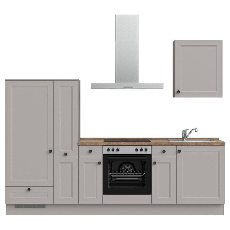 Taş Grisi Folyo Kaplı Yavaş Kapanır Hazır Mutfak Modeli - 270 cm - 185567