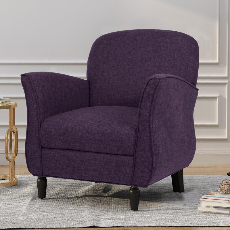 Tüvit Döşemeli Masif Ahşap Ayaklı Tekli Koltuk - 72 cm - 203863