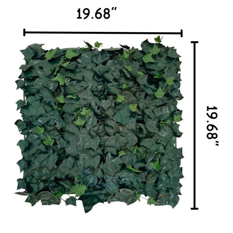 UV Korumalı Polietilen 4lü Set Yapay Sarmaşık Çit Paneli - 50x50 cm - 170706