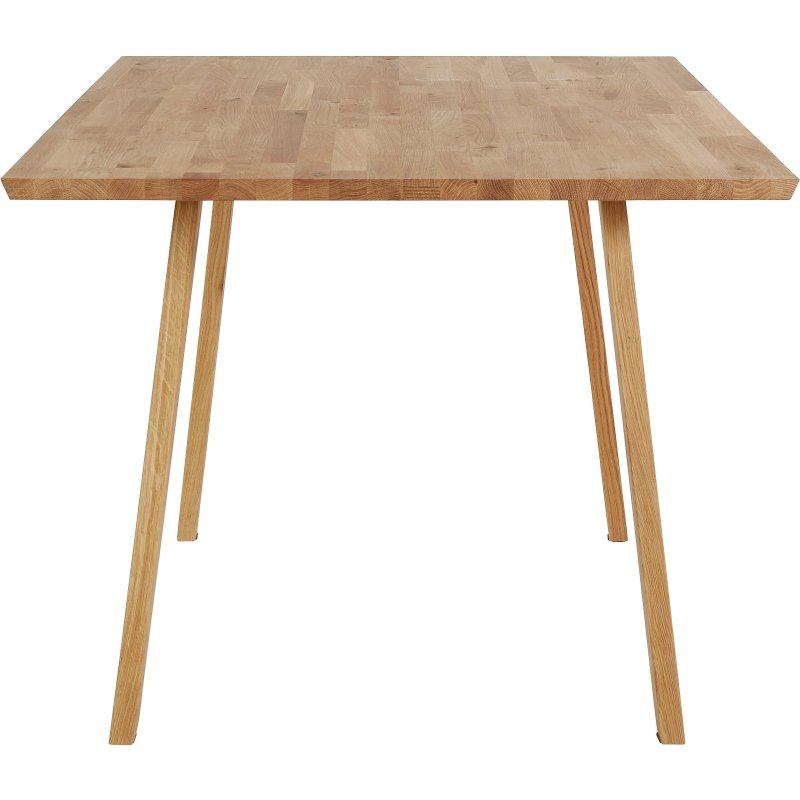 Yağlanmış Meşe Masif Ahşap Dikdörtgen Bohem Yemek Masası - 130x90 cm - 236609