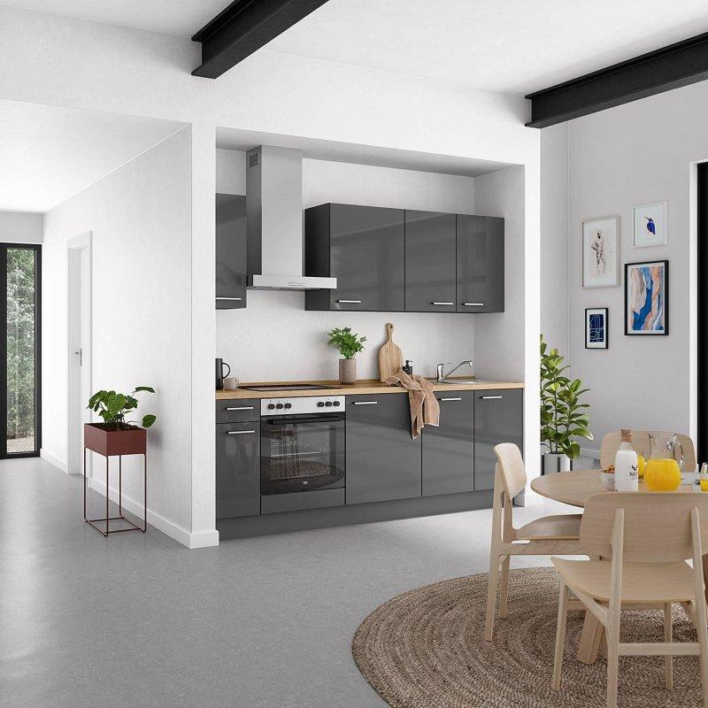 Yavaş Kapanır Metal Kulplu Mutfak Modeli - 240 cm - 185600